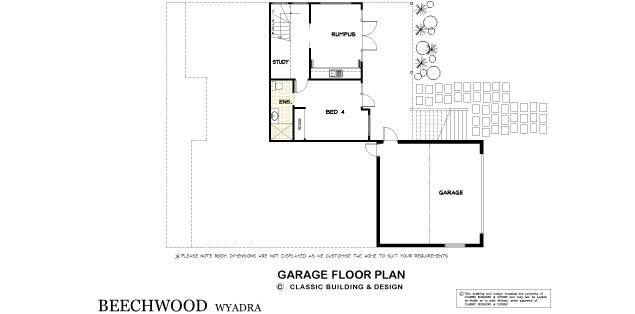 The Beechwood Wyadra home floor plan | Classic building