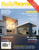 Front Cover of NSW and QLD Best Project Homes Magazine - 204